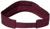 Am image of a Custom Valucap Bio Washed Visor in Maroon!