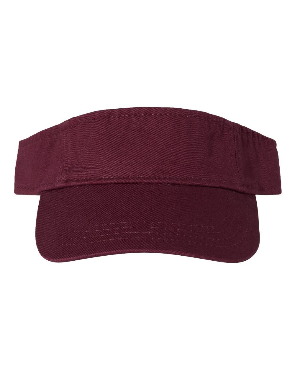 Valucap Bio Washed Visor in Maroon