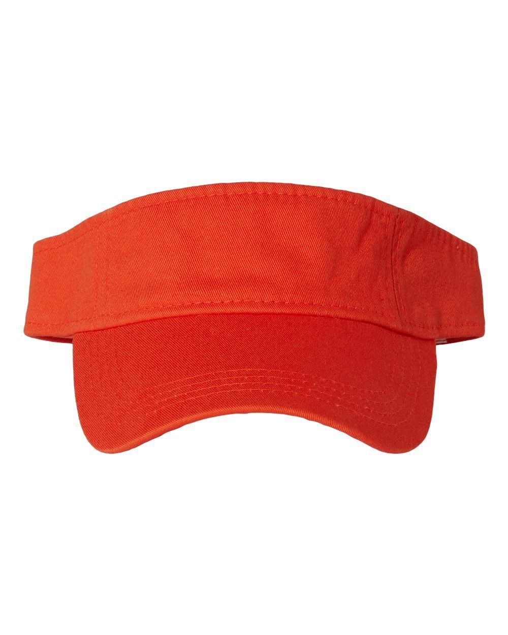 Valucap Bio Washed Visor in Orange