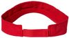 Am image of a Custom Valucap Bio Washed Visor in Red!