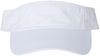 Am image of a Custom Valucap Bio Washed Visor in White!