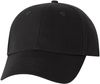 Am image of a Custom Valucap Chino Cap in Black!