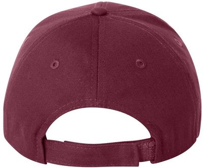 Am image of a Custom Valucap Chino Cap in Maroon!