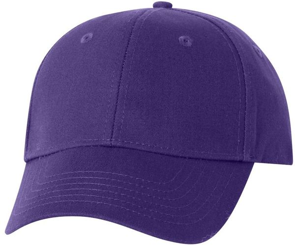 Am image of a Custom Valucap Chino Cap in Purple!