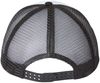 Am image of a Custom Valucap Foam Mesh Back Trucker Cap in White/Black!