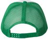 Am image of a Custom Valucap Foam Mesh Back Trucker Cap in White/Kelly!