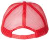 Am image of a Custom Valucap Foam Mesh Back Trucker Cap in White/Red!