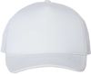Am image of a Custom Valucap Foam Mesh Back Trucker Cap in White/White!