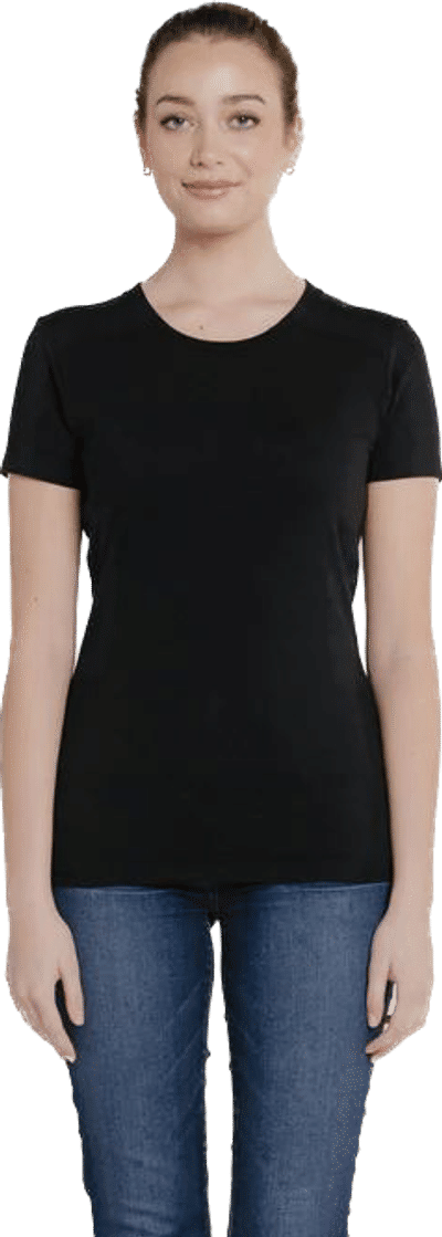 Am image of a Custom Redwood Classics Canoe Tee in Black!