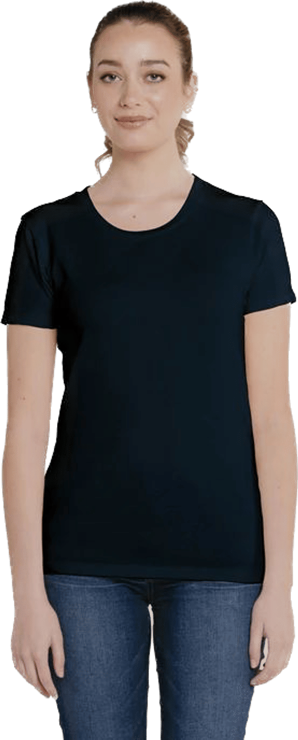 Am image of a Custom Redwood Classics Canoe Tee in Dark Midnight!