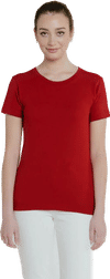 Am image of a Custom Redwood Classics Canoe Tee in Harvest Red!