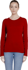 Am image of a Custom Redwood Classics Aurora Tee in Harvest Red!