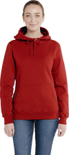 Am image of a Custom Redwood Classics Trinity Hoody in Harvest Red!