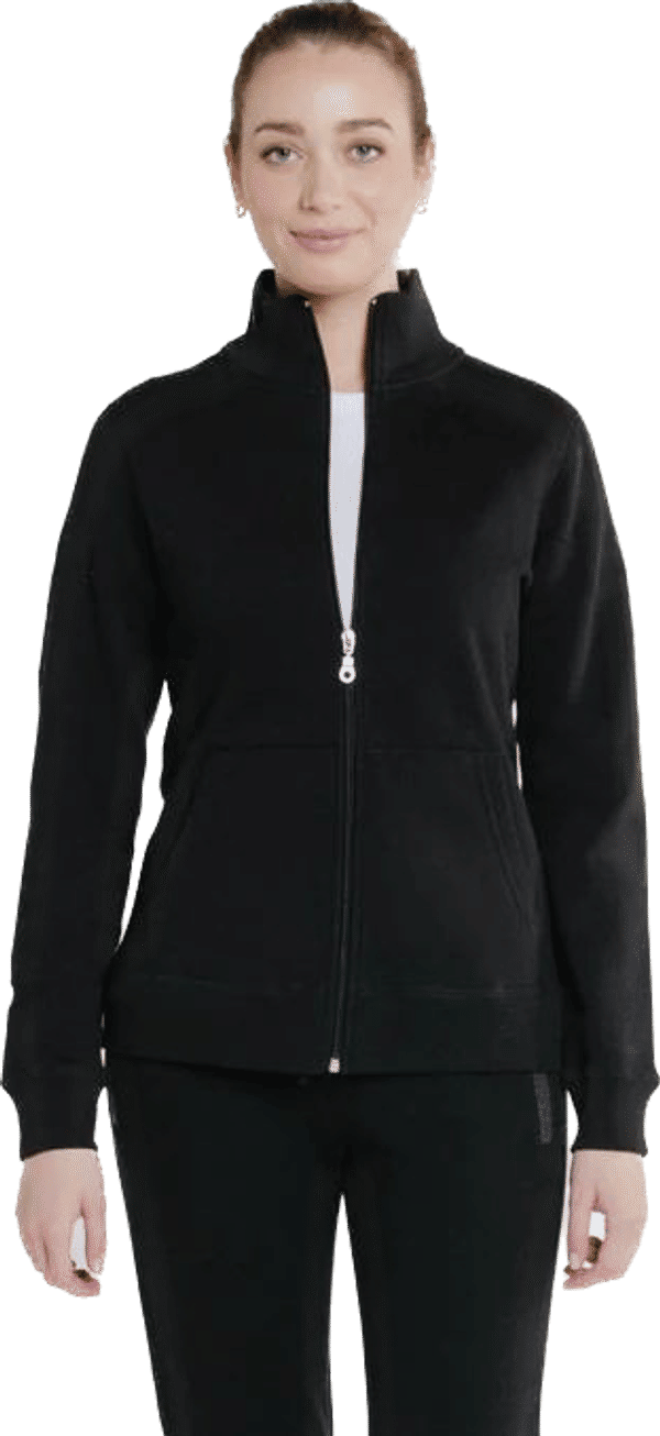 Am image of a Custom Redwood Classics Wild Rose Jacket in Black!