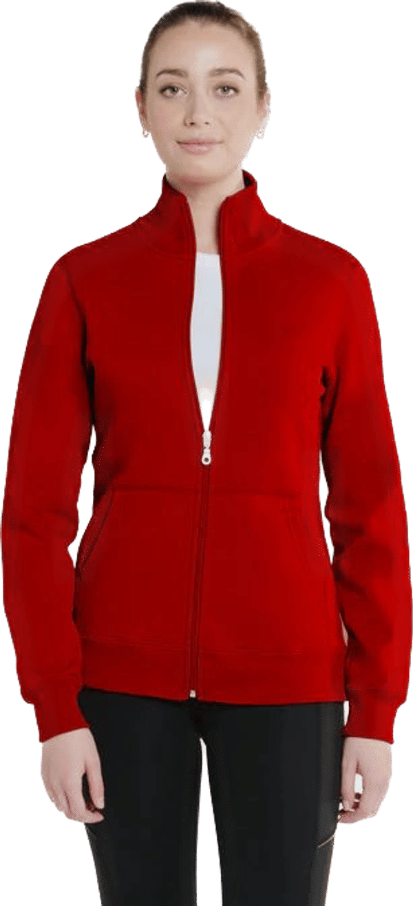 Am image of a Custom Redwood Classics Wild Rose Jacket in Harvest Red!