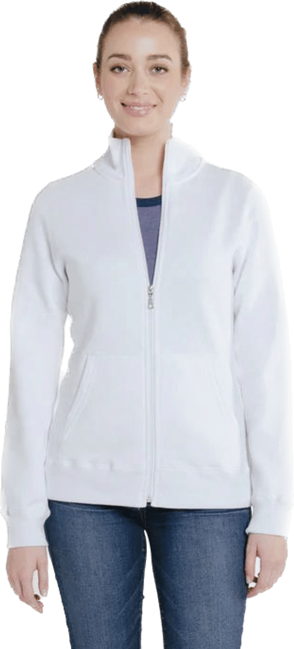 Am image of a Custom Redwood Classics Wild Rose Jacket in White!
