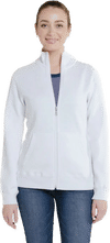 Am image of a Custom Redwood Classics Wild Rose Jacket in White!