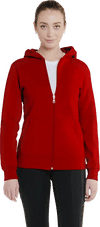 Am image of a Custom Redwood Classics Balsam Hoody in Harvest Red!