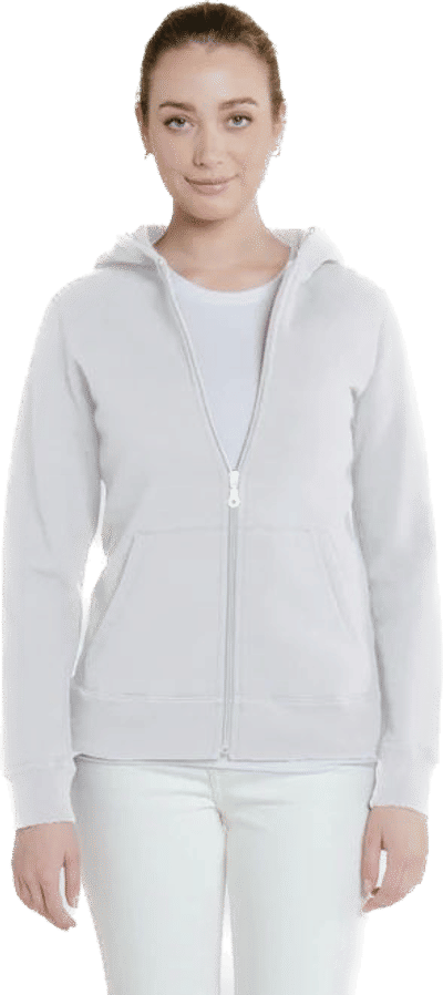Am image of a Custom Redwood Classics Balsam Hoody in White!