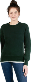 Am image of a Custom Redwood Classics Kootenay Crewneck in Park Green!