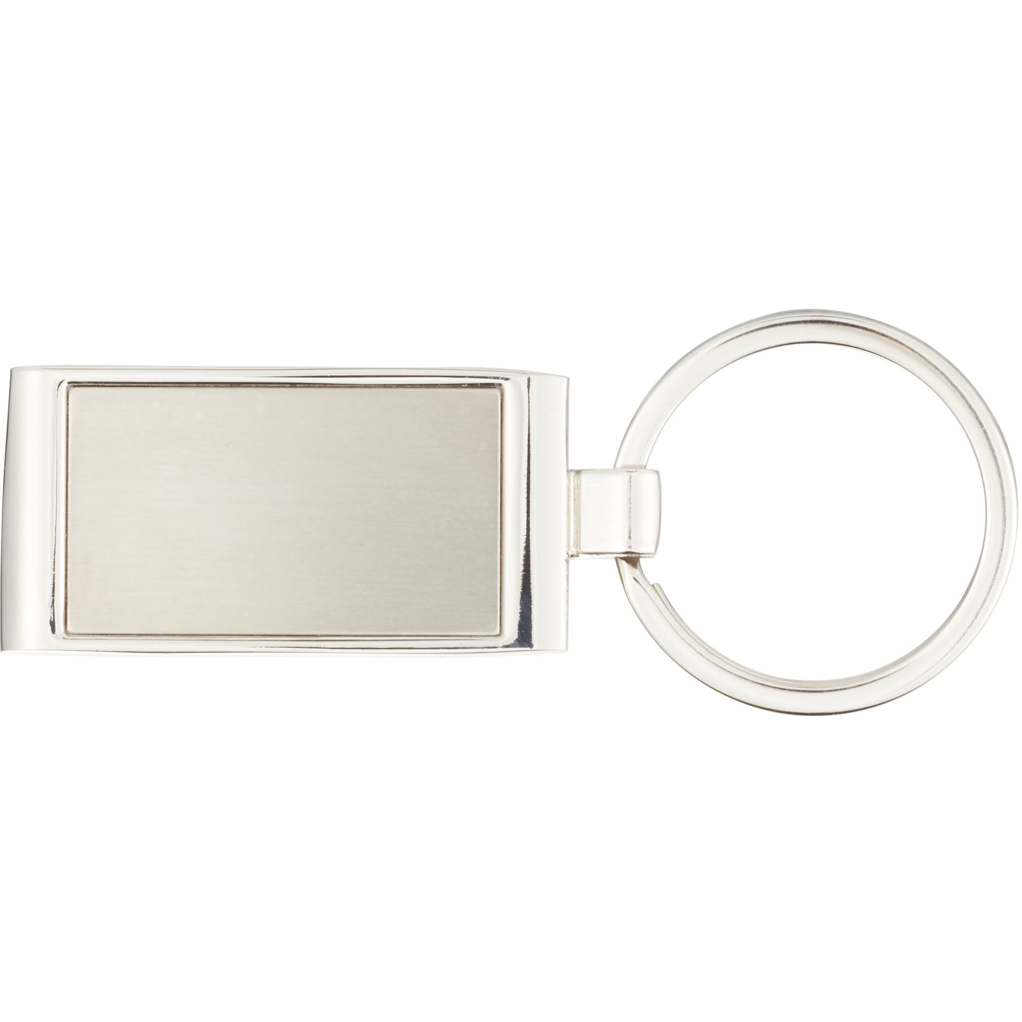 Wave Key Ring in Silver