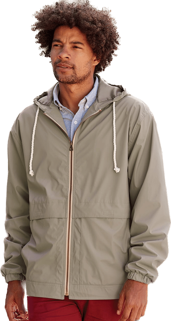 An image of a Custom Weatherproof Vintage Hooded Rain Jacket!