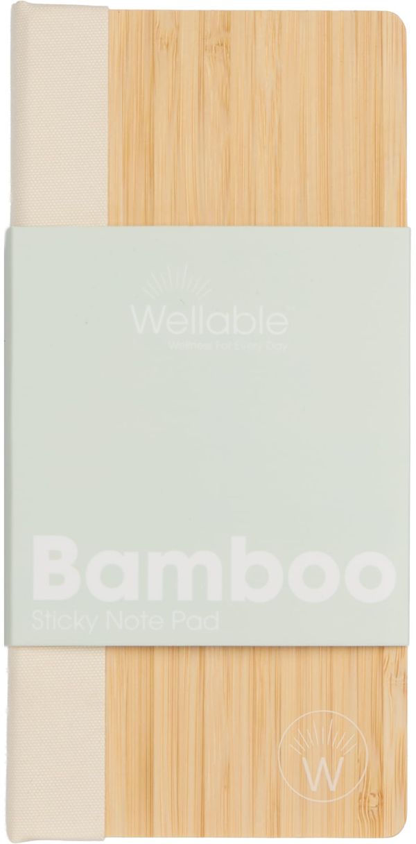 An image of a Custom Wellable FSC Bamboo Sticky Note Pad!