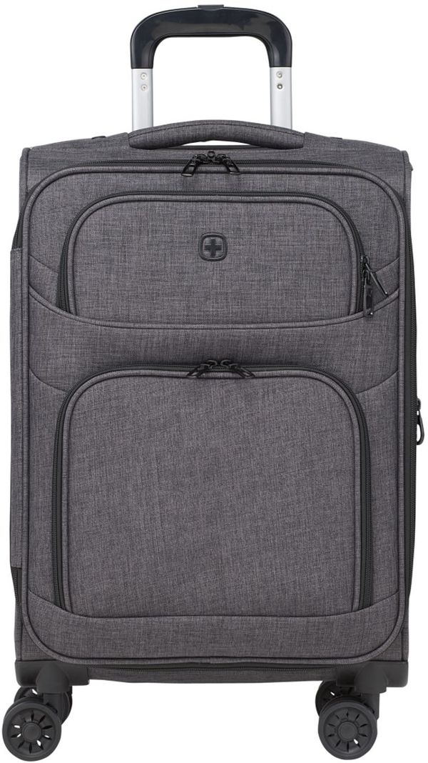 Am image of a Custom Wenger RPET 21 inch Graphite Carry On in Graphite!