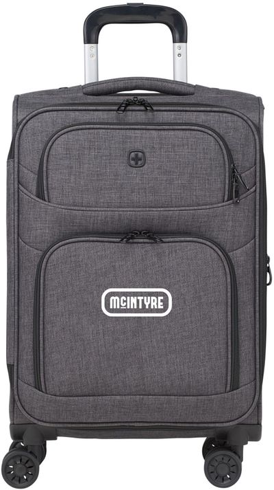 An image of a Custom Wenger RPET 21 inch Graphite Carry On!