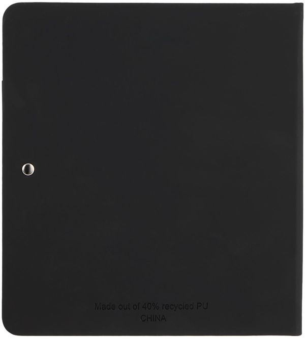 An image of a Custom White Board and Sticky Note Pad Set in Black!