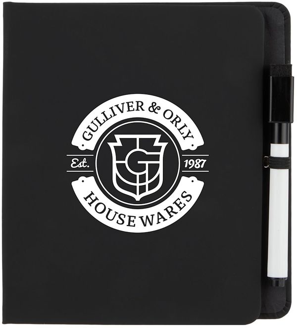 An image of a Custom White Board and Sticky Note Pad Set!