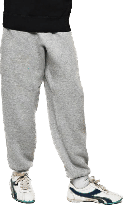 Am image of a Custom Redwood Classics Youth Totem Pant in Grey Mix!