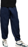 Am image of a Custom Redwood Classics Youth Totem Pant in Midnight Navy!
