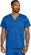 An image of a Custom WonderWink Unisex WorkFlex Chest Pocket V Neck Top!