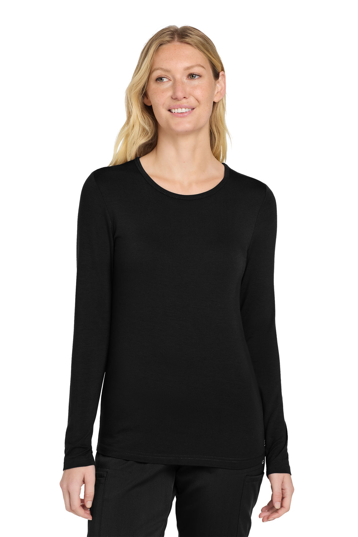 WonderWink Womens Long Sleeve Layer Tee