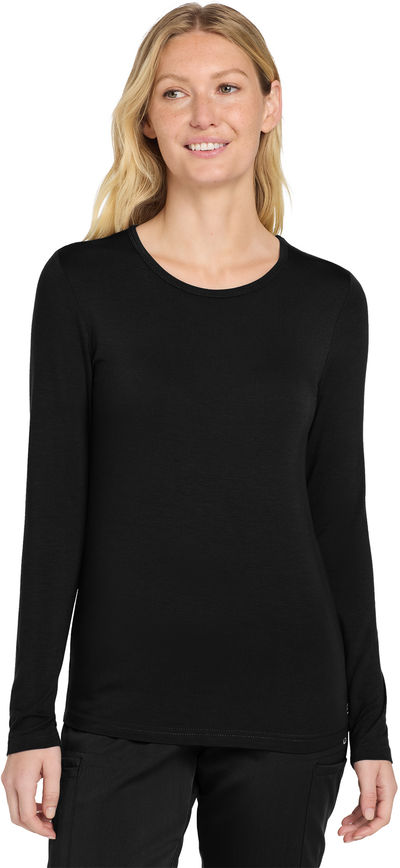 An image of a Custom WonderWink Womens Long Sleeve Layer Tee!
