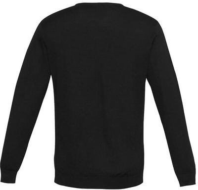 Am image of a Custom Biz Collection Mens Milano Pullover in Black!