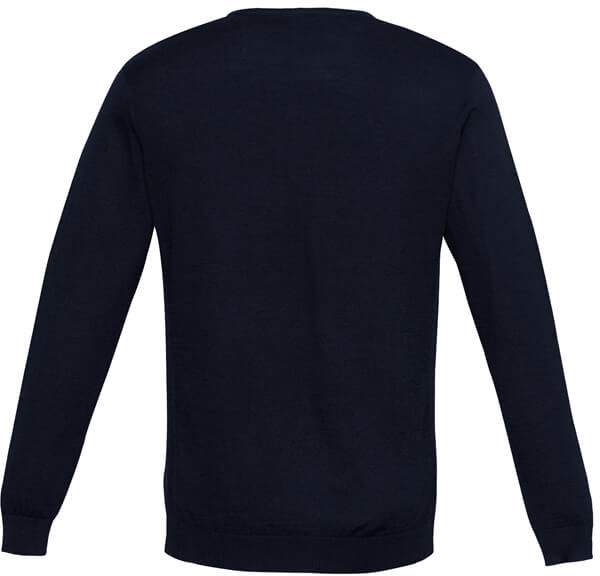 Am image of a Custom Biz Collection Mens Milano Pullover in Navy!