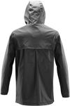 Am image of a Custom Stormtech Men's Squall Rain Jacket in Black!