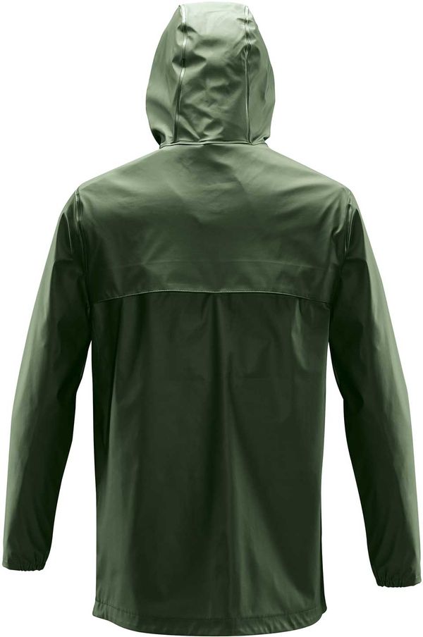 Am image of a Custom Stormtech Men's Squall Rain Jacket in Earth!
