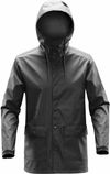 Am image of a Custom Stormtech Men's Squall Rain Jacket in Black!
