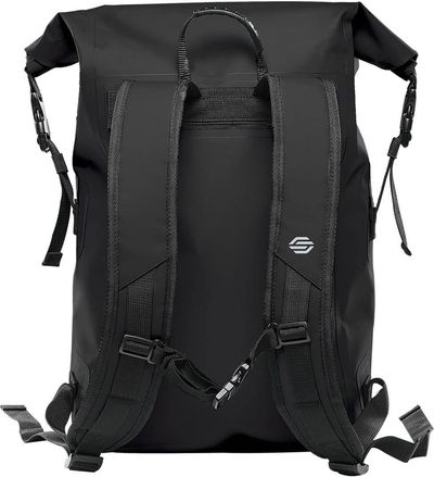 Am image of a Custom Stormtech Cirrus Backpack in Dolphin!