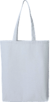 Am image of a Custom OAD Midweight Recycled Cotton Gusseted Tote in White!