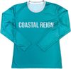 Am image of a Custom Womens Sublimated Long Sleeve Jersey in Essential!