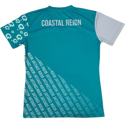 Am image of a Custom Sublimated Womens Vneck Jersey in Essential!