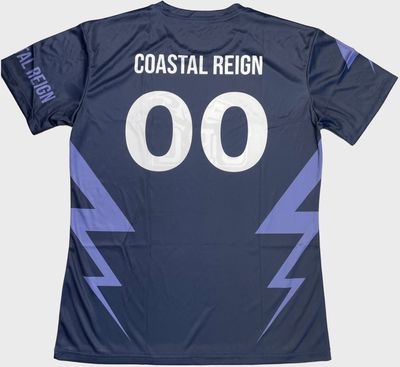 Am image of a Custom Womens Short Sleeve Sublimated Jersey in Essential!