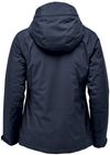 Am image of a Custom Stormtech Mens Nostromo Thermal Shell Jacket in Navy/Graphite!