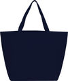 An image of a Custom YaYa Budget Non Woven Shopper Tote in Navy!