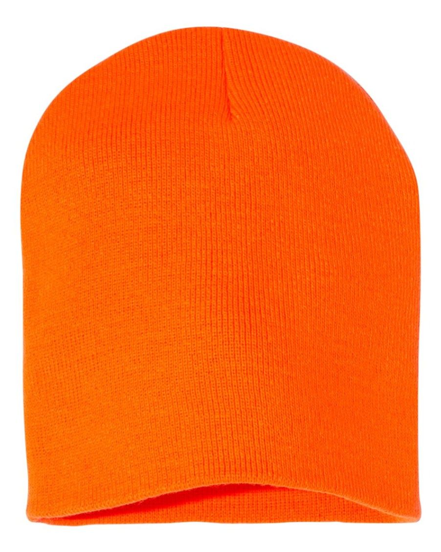 YP Classics Short Beanie in Blaze Orange