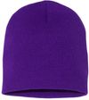 Am image of a Custom YP Classics Short Beanie in Purple!
